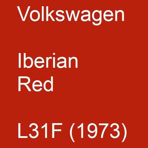 Volkswagen, Iberian Red, L31F (1973).